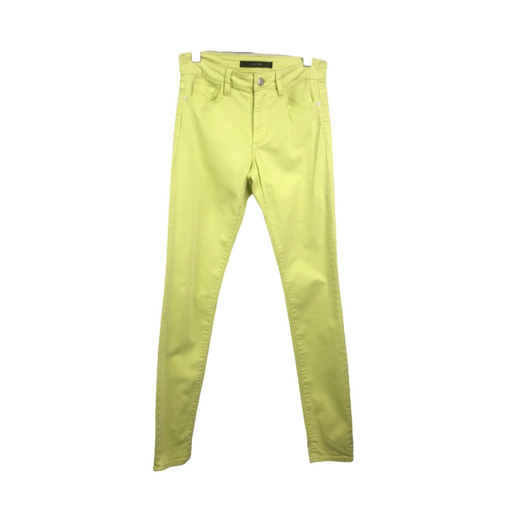 Joe's Women's Skinny Visionnaire Jeans Yellow High Rise‎ Cotton Stretch Sz W26